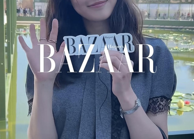 今田 美桜　ディオール　ラ デ マイ ディオール　女性誌『ハーパーズ バザー』より