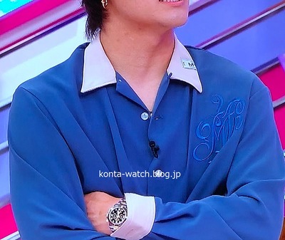 森本 慎太郎（SixTONES）　ロレックス　コスモグラフ デイトナ 8Pダイヤ　『日曜日の初耳学』より