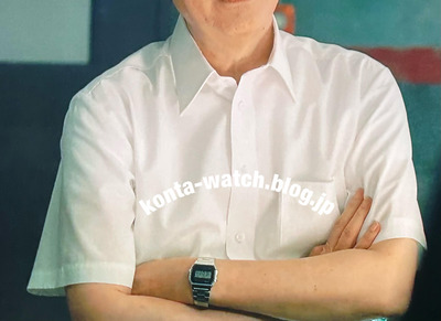 リリー・フランキー　カシオ　スタンダード（チープカシオ）　金曜ドラマ『クジャクのダンス、誰が見た？』より　