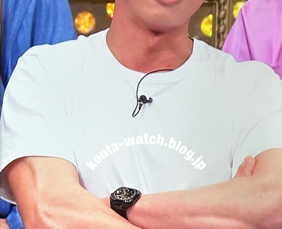 笠松 将　ベル＆ロス　BR05 スケルトン ブラックセラミック　『ダウンタウンＤＸ』より