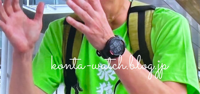 東野 幸治　ガーミン　インスティンクト3 デュアルパワー ブラック　『東野・岡村の旅猿27』より