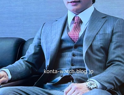 片岡 愛之助　ゼニス　クロノマスター エルプリメロ オープン　木曜ドラマ『警視庁アウトサイダー』より