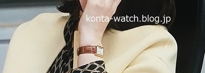 石田 ゆり子　カルティエ　タンクルイ カルティエ　『名探偵・明智 小五郎』より