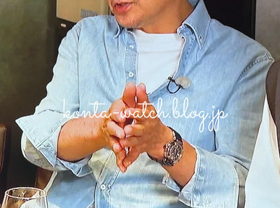 渡辺 謙　カルティエ　パシャ シータイマー　『ニノさんとあそぼ』より