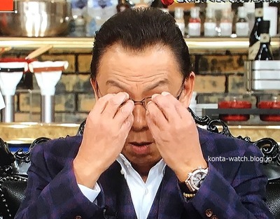 梅沢 富美男 ウブロ クラシックフュージョン クロノグラフ キングゴールド レーシンググレー 『ぴったんこカンカン』『人生最高レストラン』より