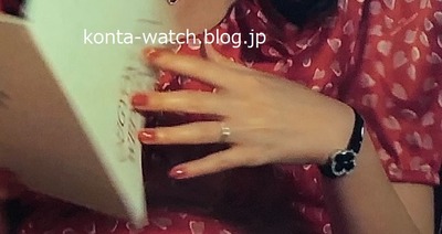 仲 里依紗　ヴァンクリーフ＆アーペル　スウィート アルハンブラ ウォッチ　『 桜の塔』より