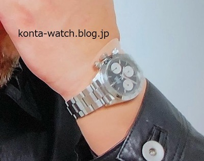 くっきー！（野生爆弾）　ロレックス　デイトナ  ブラック/シルバー　『玉木宏主演！新日曜ドラマ「極主夫道」の裏側にカチコミ！放送直前SP』より