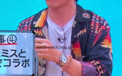 村上 信五（関ジャニ∞）　ロレックス　デイトナ　白文字盤　『村上信五のだれかおるやろ！』より