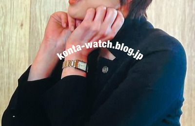 吉瀬 美智子　ボーム＆メルシエ　ハンプトン 10474　木曜ドラマ『ケイジとケンジ、時々ハンジ。』より