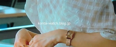 川口 春奈　エンポリオ アルマーニ　ジョイア　ローズゴールド　『着飾る恋には理由があって』より