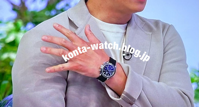 斎藤 佑樹（元日本ハムファイターズ）　オメガ　スピードマスター レーシング コーアクシャル クロノグラフ 40mm　『Google Pixel presents ANOTHER SKY』より