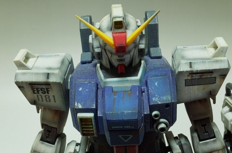 完成品レビュー】1/100 MG 陸戦型ガンダム【簡単フィニッシュ