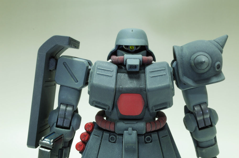 完成品レビュー 1 144 Hguc ザク2改 ジャーマングレイver 塗装 ウェザリング オリジナルカラー ガンプラ 素晴らしきガンプラ日和