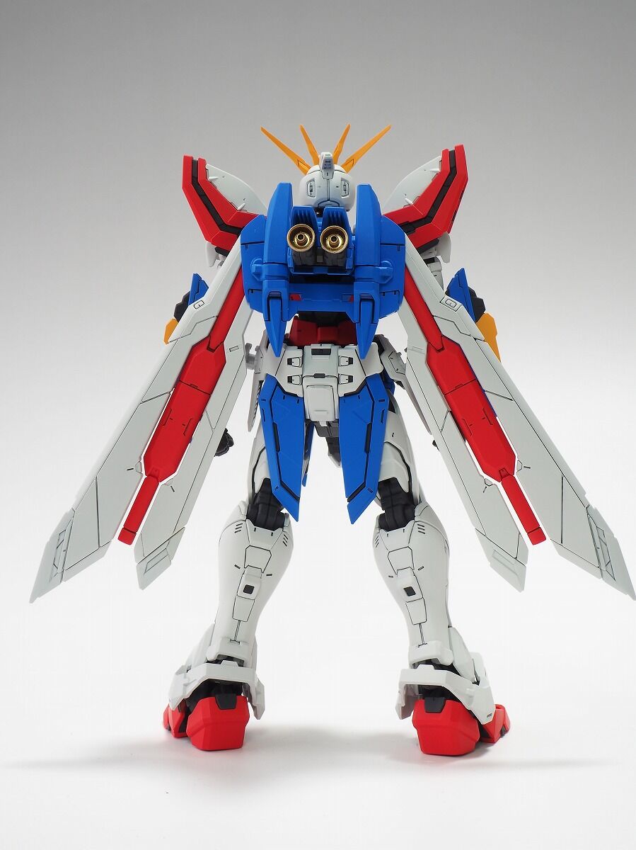 完成品レビュー】1/144 RG ゴッドガンダム【塗装】【素組み