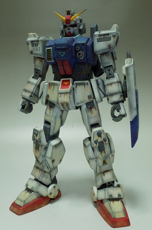 完成品レビュー】1/100 MG 陸戦型ガンダム【簡単フィニッシュ