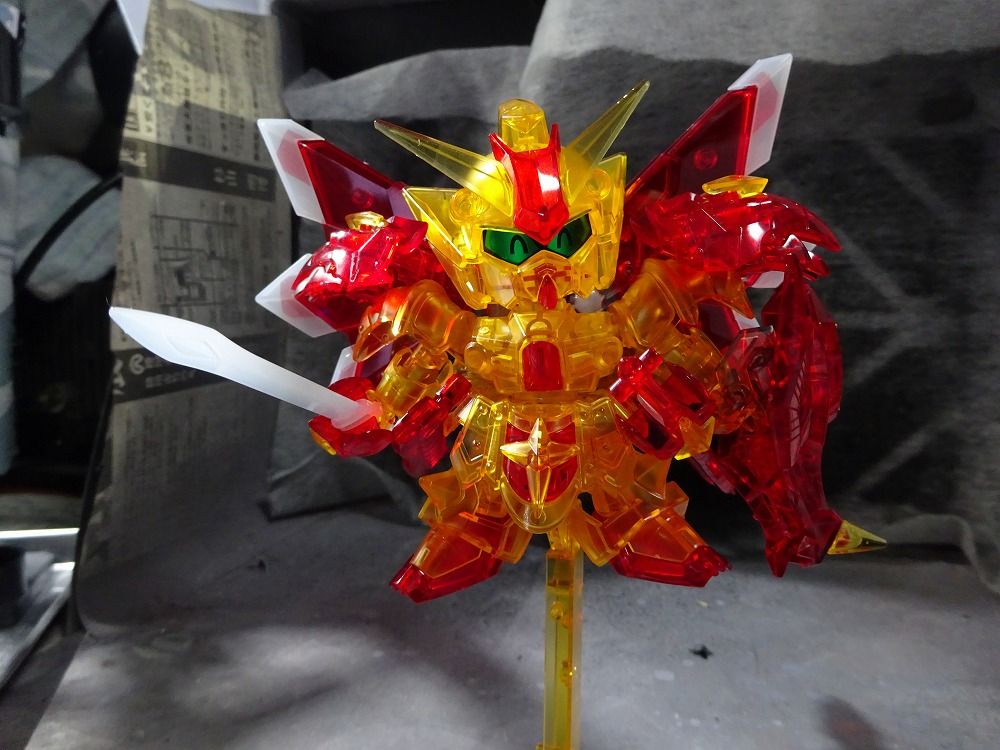 ガンダムベース限定騎士スペリオルドラゴン（クリアカラー）組立済み