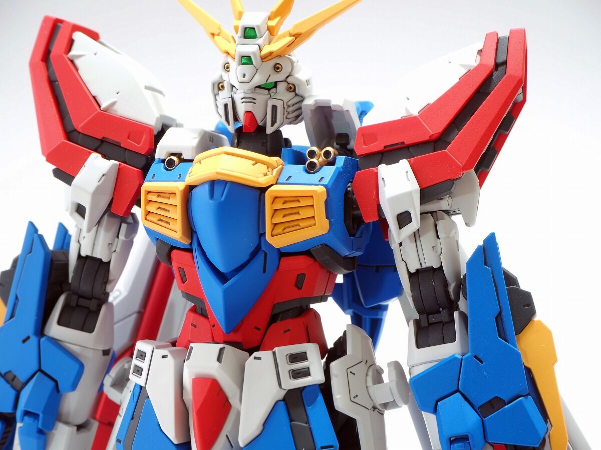 RG 1/144 ゴッドガンダム 塗装済み完成品 完成品レビュー】1/144 RG ゴッドガンダム【塗装】【素組み