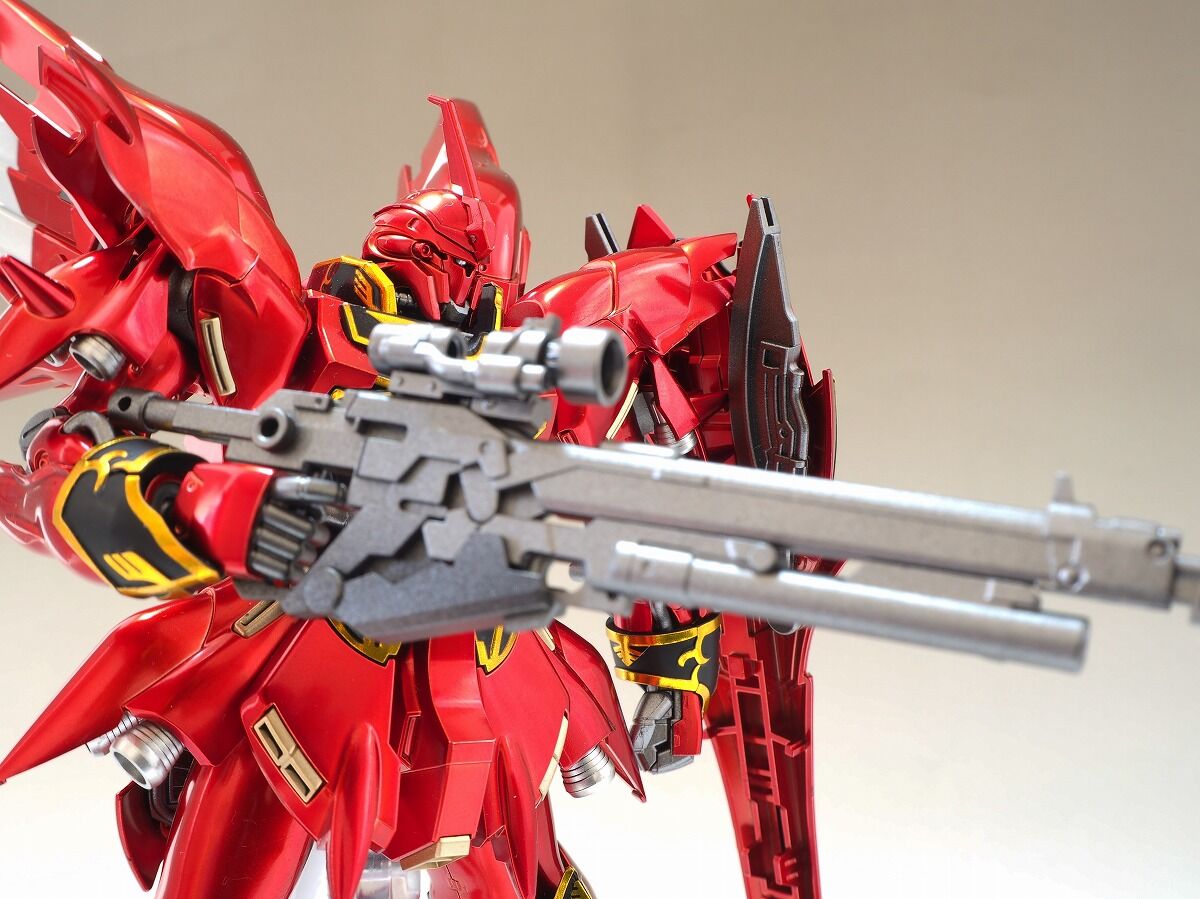 完成品レビュー】1/144 HGUC シナンジュ チタニウムフィニッシュ【簡単 ...