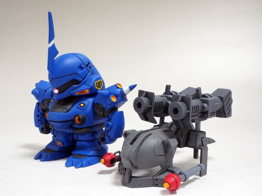 完成品レビュー Sdガンダム ケンプファー 完全武装型 塗装 筆塗り 改造 ガンプラ 素晴らしきガンプラ日和