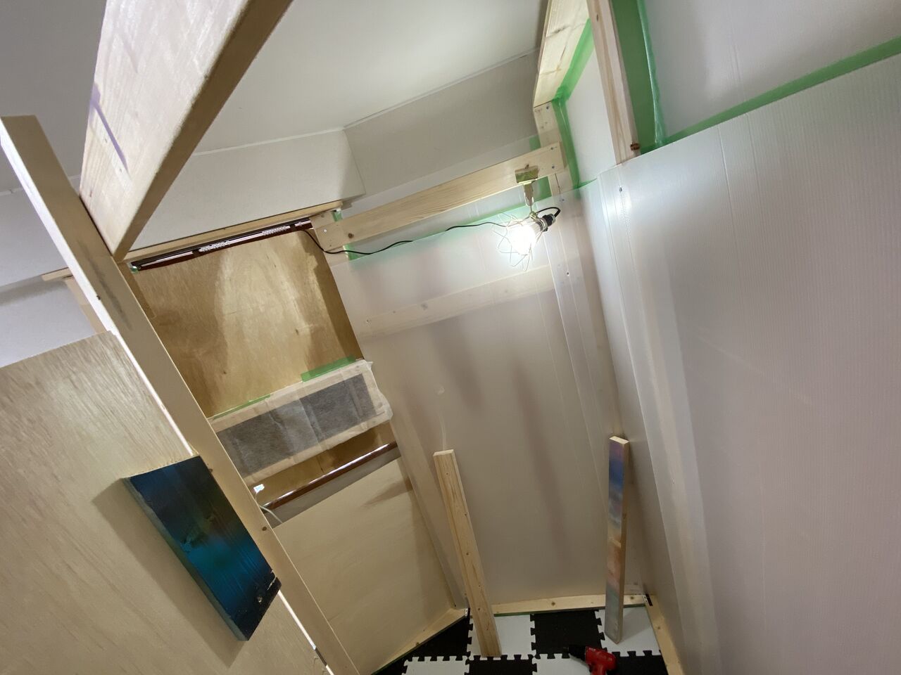 工房移転計画 自宅で出来る塗装ブースのススメ 改 内装編 Kooy Guitarsのk