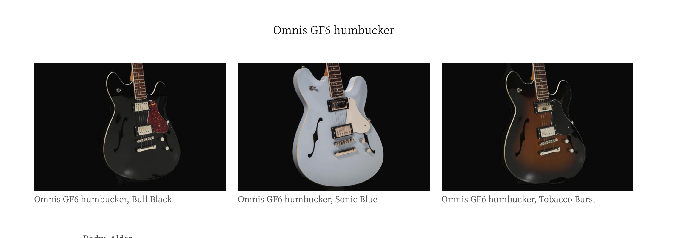 FANO Guitarsの廉価モデル『Omnis』を徹底分析 : Kooy GuitarsのK