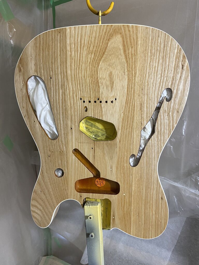 テレキャス・シンラインのリフィニッシュが完成!※依頼品 : Kooy テレキャス・シンラインのリフィニッシュが完成!※依頼品 : Kooy