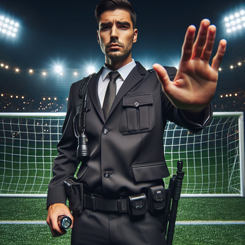【悲報】サッカー場の警備員さん、選手のプロポーズを全力で止めてしまう…