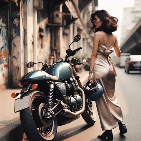 【画像】バイク乗りさん、"すげえいい女"感を醸しだすｗｗｗ