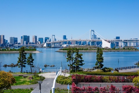 お台場に「世界最大級の噴水」 整備費は26億円超