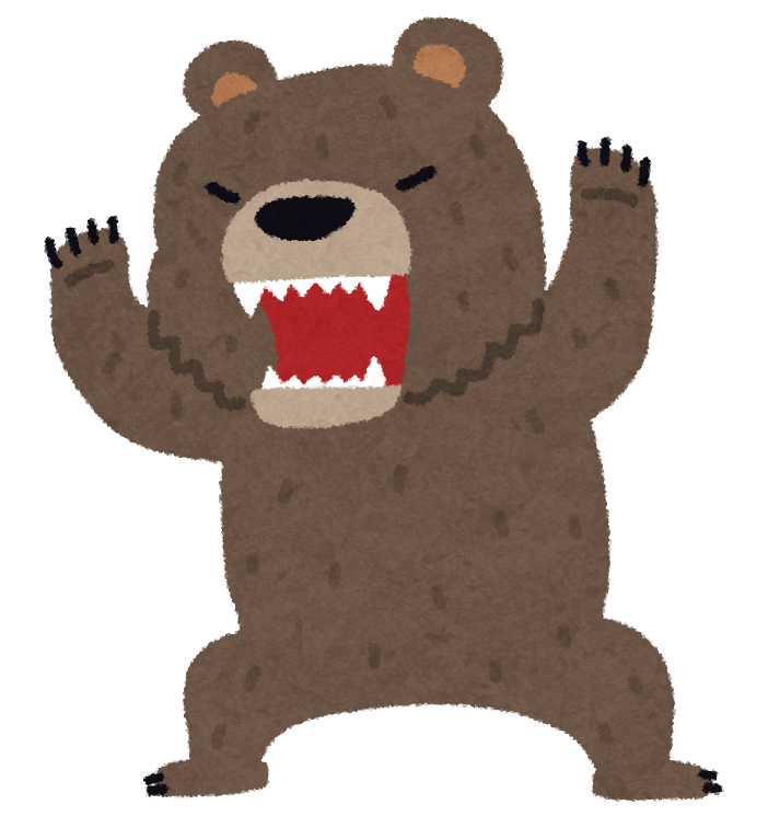 【朗報】環境省がクマさんに遭遇した場合の対処法を公開！　襲われても諦めるな！！！