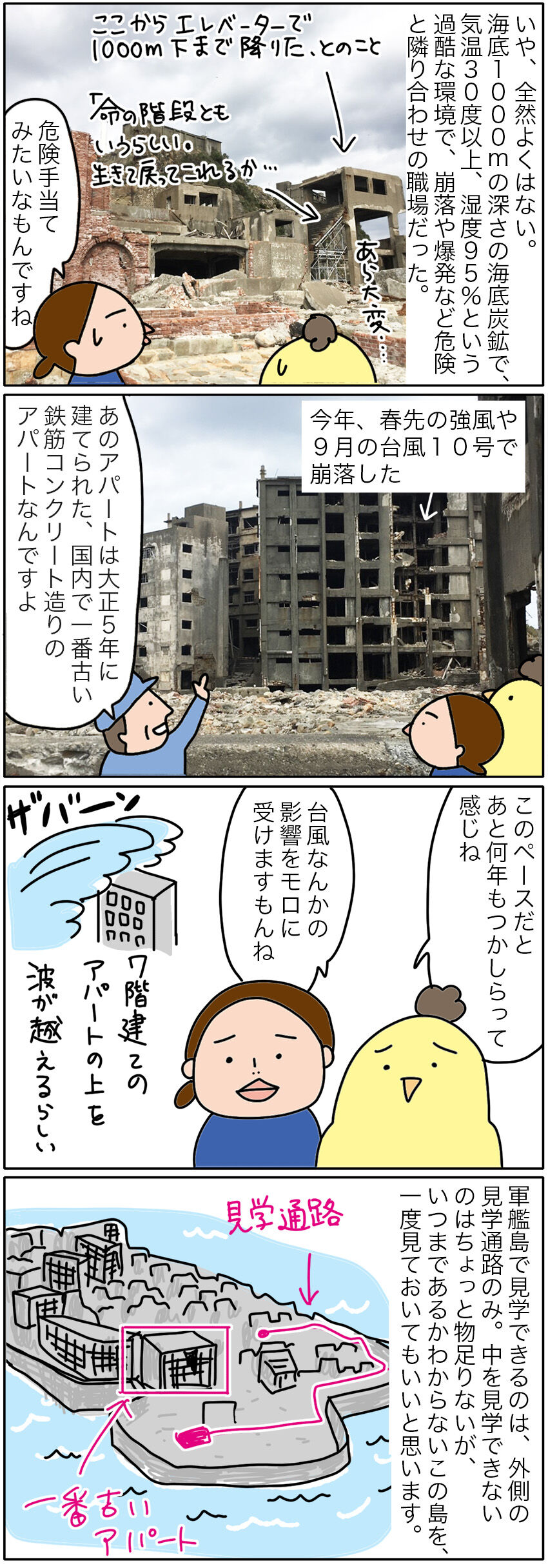 軍艦島に行って来た 添乗員たびむらの旅日記 軍艦島に行って来た 添乗員たびむらの旅日記