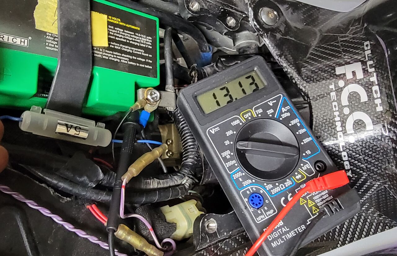 CBR1000RR SC57 発電量不足？ 点検 ステータコイル交換 : 磯子岸壁 