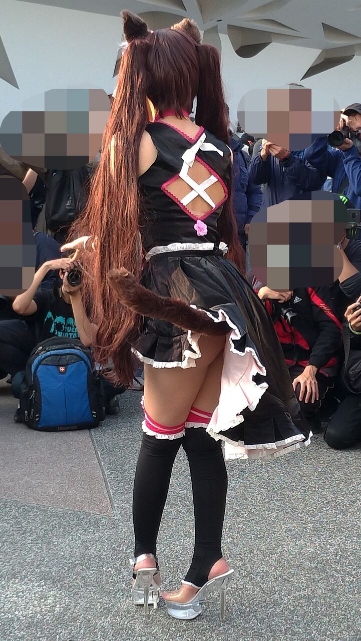 露出狂コスプレイヤー　裸で身売り 画像】露出狂コスプレイヤーさん、マン肉はみ出そうな変態衣装を着てしまうwwwwww : 美味しい毒