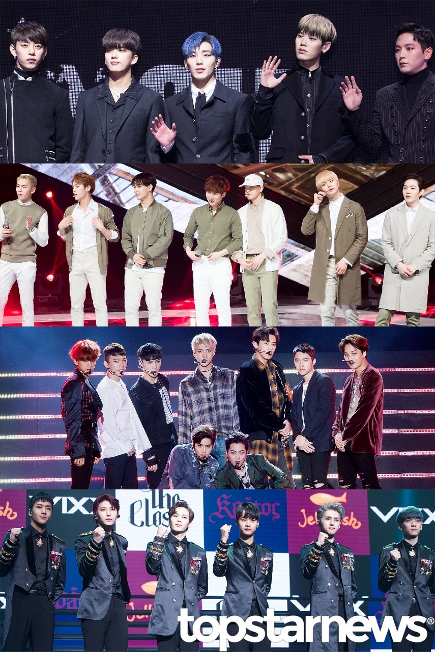 12年にデビューした男性アイドルグループ B A P Btob Exo Vixx Vixx With Vixx