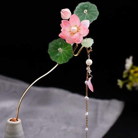 蓮の花 かんざし