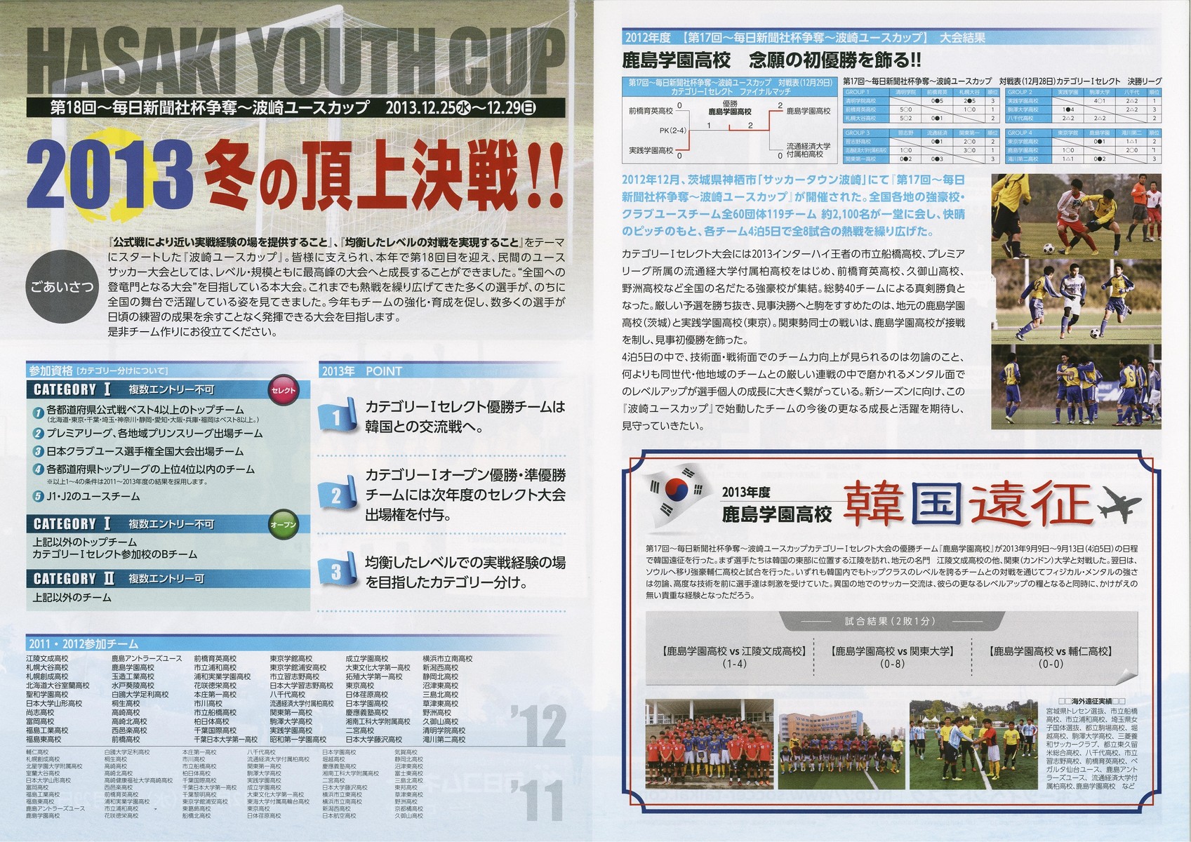 12 25 水 29 日 に開催される 波崎ユースカップ 横山杯 について 鹿島学園サッカー部父母会公認ブログ Pride Of Yellow Blue 12 25 水 29 日 に開催される 波崎ユースカップ 横山杯 について 鹿島学園サッカー部父母会公認ブログ Pride Of Yellow Blue