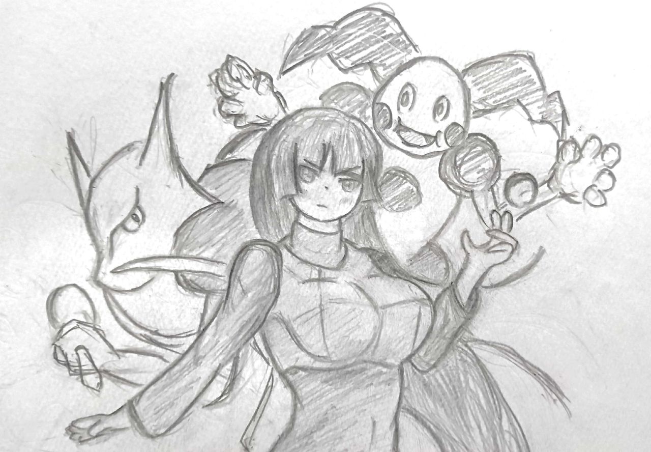お絵かき カントー地方 ジムリーダー ゆのblog お絵かき カントー地方 ジムリーダー ゆのblog