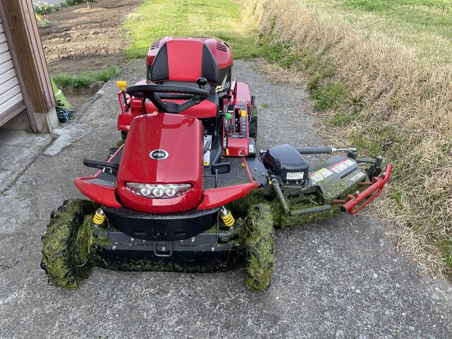 露草 atex 刈馬王R1600導入 草刈り開始 : コロケロの雑記帳