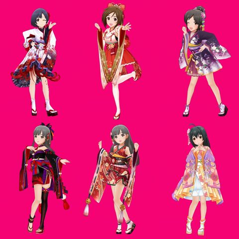 アイドルマスター デレステ 今振袖ssrって同キャラ被り含めて何着あるんだろう
