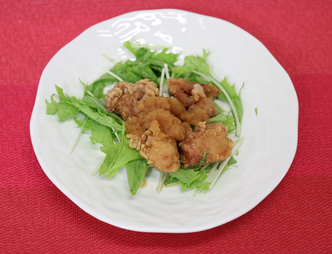 鶏の唐揚げ おろしポン酢かけ 弘済院第1特養 献立紹介