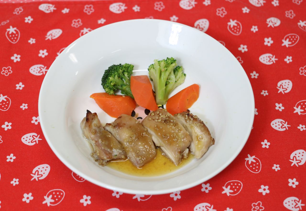 バーベキューチキン 特別養護老人ホームみなと弘済園 献立紹介