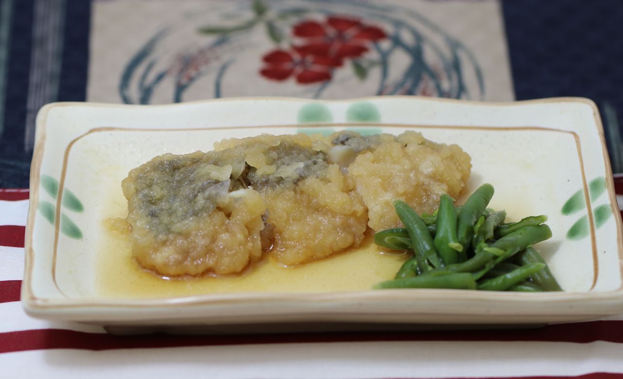 ほきの揚げ煮 弘済院第1特養 献立紹介