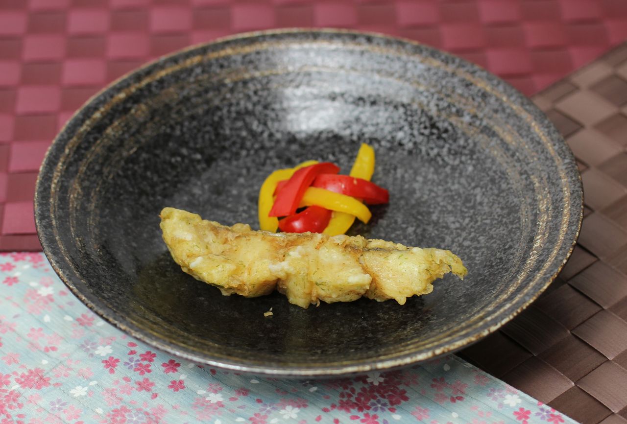ﾎｷの磯辺揚げ 弘済院第1特養 献立紹介