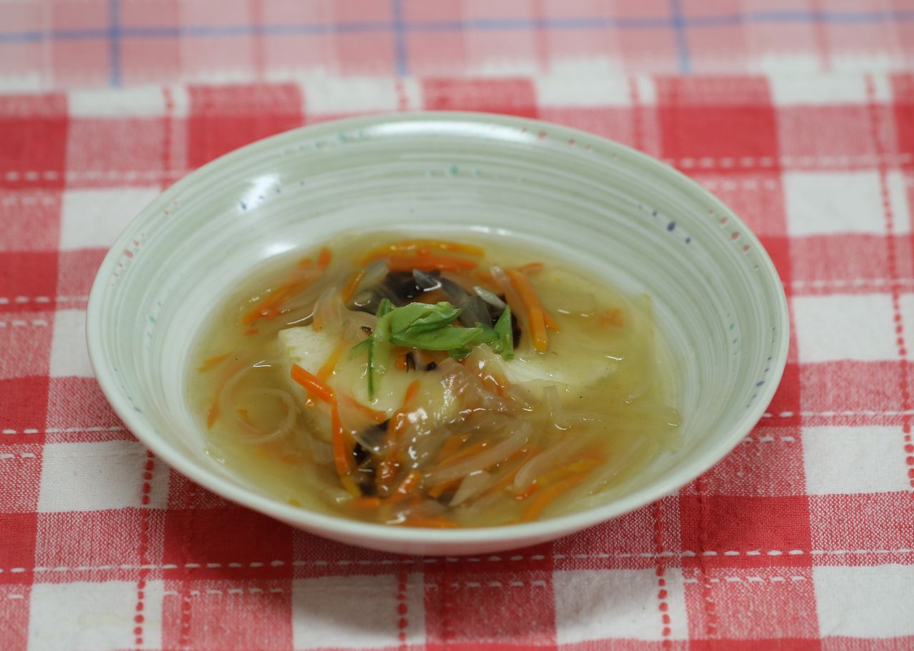 カレイの野菜あんかけ 弘済院第1特養 献立紹介