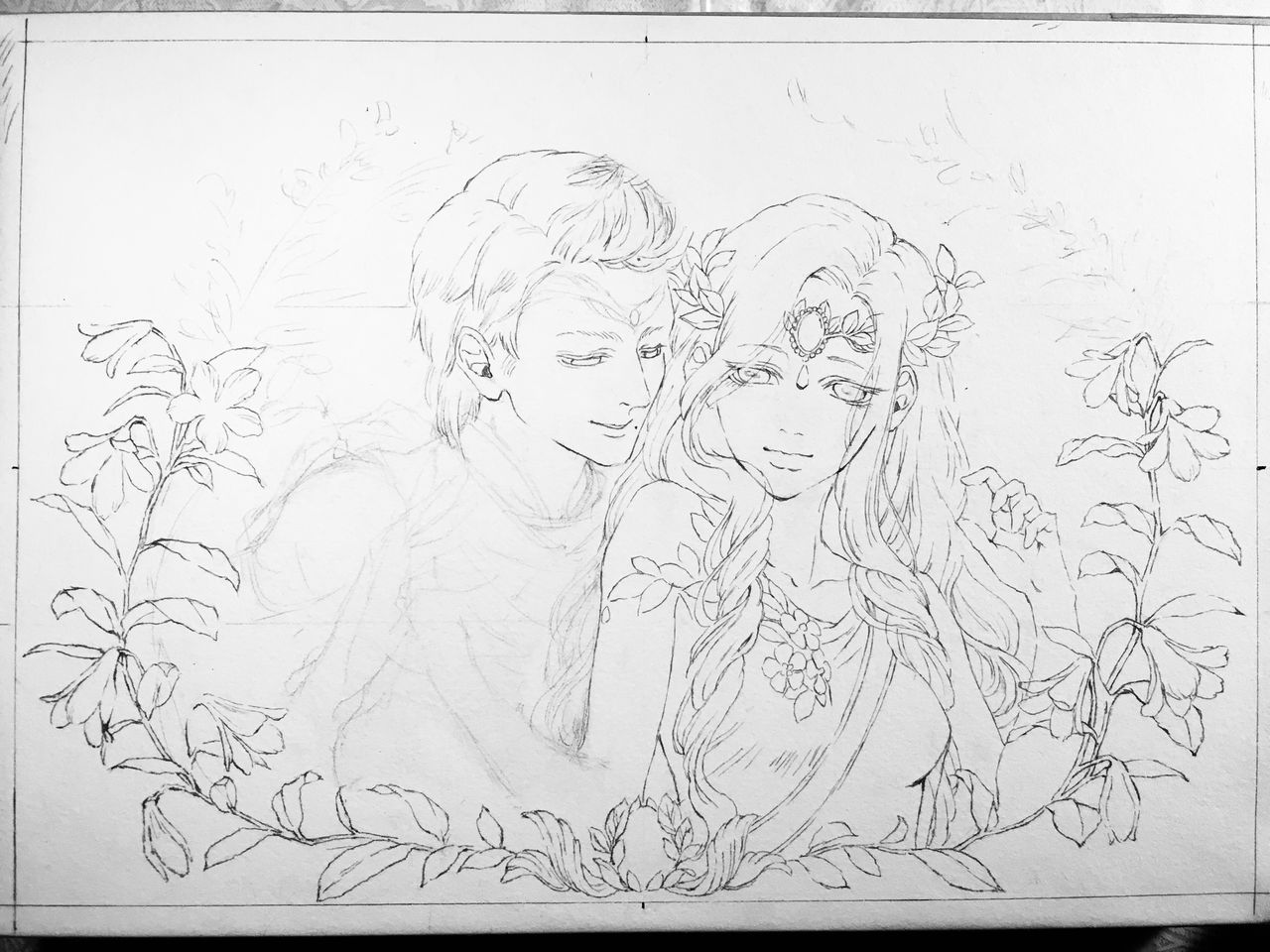 約４年ぶりにイラストを描き始めました W G 四季彩