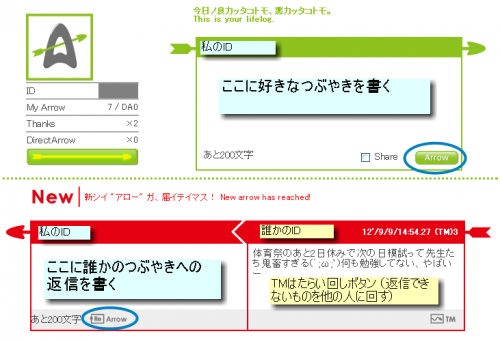 Arrow画面2