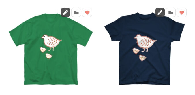 ライチョウのtシャツ追加しました イラストレーター コタロー観察記録