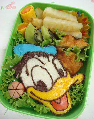 ドナルドダック サンドイッチ弁当 キャラ弁 のほほん育児日記 こうたんとわたしの日々の日記です 記事コメント 1