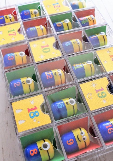 ミニオンのアドベントカレンダー のほほん育児日記 こうたんとわたしの日々の日記です