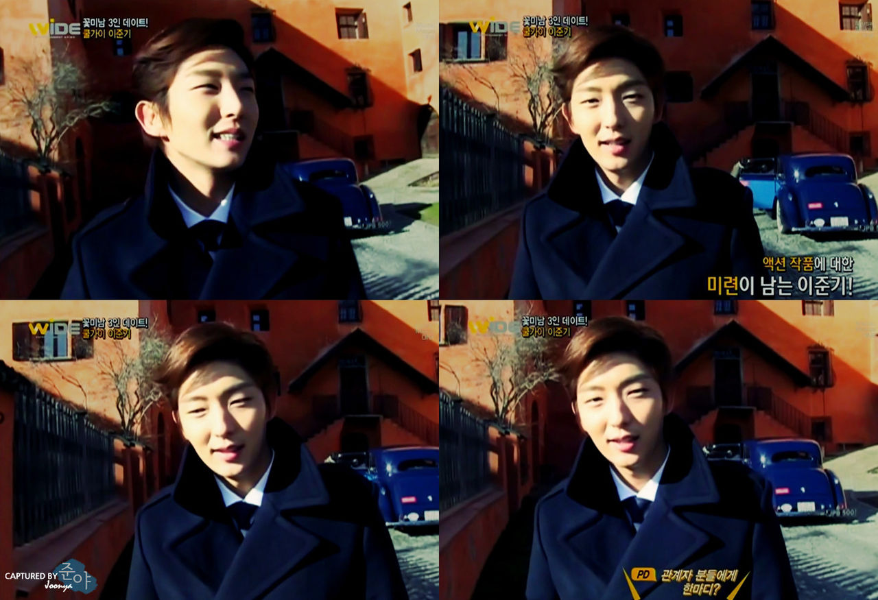 12/10Mnet「WIDE NEWS」ｲ・ｼﾞｭﾝｷﾞ､ｽｲｽ写真集の撮影現場 : ウリ イ